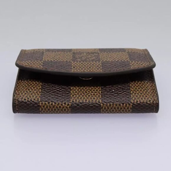 LOUIS VUITTON Damier Ebene Cuffs Cuff Case LV Auth 114634 - Picture 8 of 16